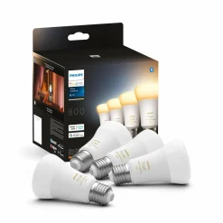 Philips Hue White Ambiance 6W 800lm E27, pack de 4| Ampoules Connectées Et Intelligentes|Ampoules Connectées Et Intelligentes
