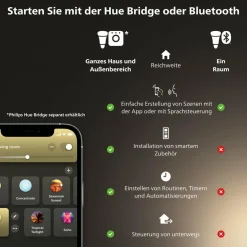 Philips Hue White Ambiance 6W 800lm E27, pack de 4| Ampoules Connectées Et Intelligentes|Ampoules Connectées Et Intelligentes