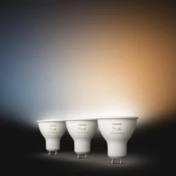 Philips Hue White Ambiance GU10 4,2W réflecteur 3pcs| Ampoules Connectées Et Intelligentes|Ampoules Connectées Et Intelligentes