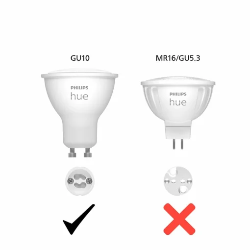 Philips Hue White Ambiance GU10 4,2W réflecteur 3pcs| Ampoules Connectées Et Intelligentes|Ampoules Connectées Et Intelligentes