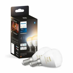 Philips Hue White Ambiance E14 5,1 W 470 lm x2| Ampoules Connectées Et Intelligentes|Ampoules Connectées Et Intelligentes