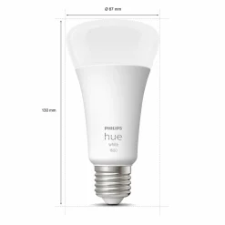 Philips Hue White E27 15,5W A67 ampoule LED 2 700K| Ampoules Connectées Et Intelligentes|Ampoules Connectées Et Intelligentes