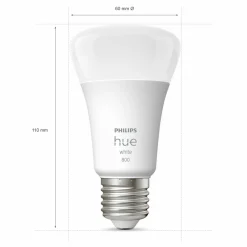 Philips Hue White 9W ampoule LED E27, pack de 4| Ampoules Connectées Et Intelligentes|Ampoules Connectées Et Intelligentes