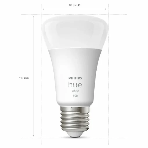 Philips Hue White 9W ampoule LED E27, pack de 4| Ampoules Connectées Et Intelligentes|Ampoules Connectées Et Intelligentes