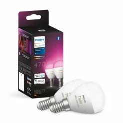 Philips Hue White&Color Ambiance E14 5,1 W x2| Ampoules Connectées Et Intelligentes|Ampoules Connectées Et Intelligentes