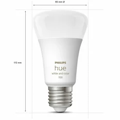 Philips Hue White&Color Ambiance LED E27 9W 1100lm| Ampoules Connectées Et Intelligentes|Ampoules Connectées Et Intelligentes