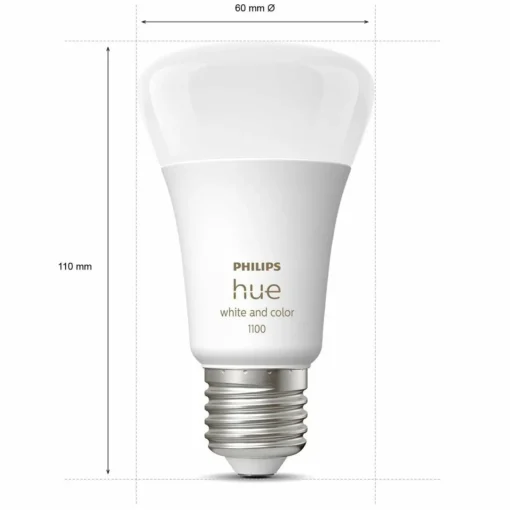 Philips Hue White&Color Ambiance LED E27 9W 1100lm| Ampoules Connectées Et Intelligentes|Ampoules Connectées Et Intelligentes