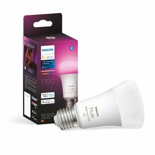 Philips Hue White&Color Ambiance LED E27 9W 1100lm| Ampoules Connectées Et Intelligentes|Ampoules Connectées Et Intelligentes