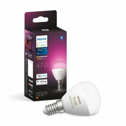 Philips Hue White&Color Ambiance E14 5,1 W 470 lm| Ampoules Connectées Et Intelligentes|Ampoules Connectées Et Intelligentes