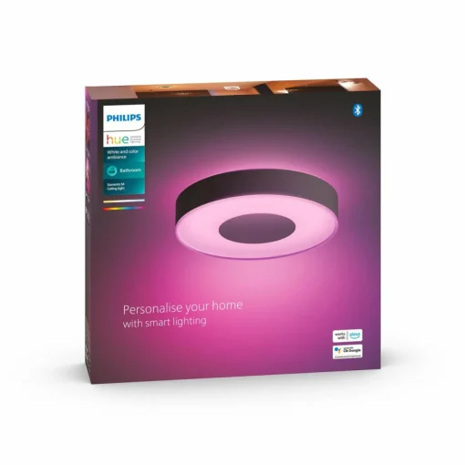 Philips Hue Xamento plafonnier LED 38 cm noir| Plafonniers Led|Plafonniers