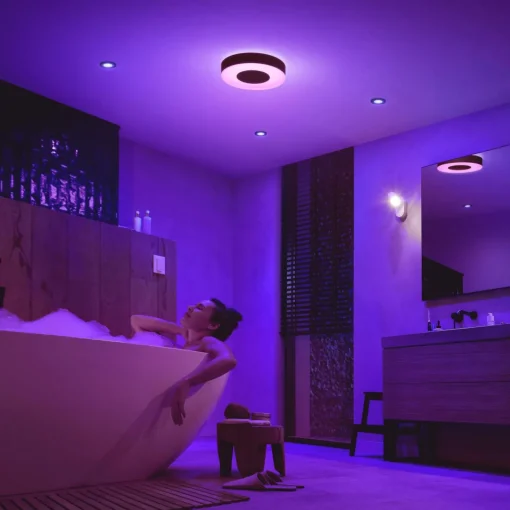 Philips Hue Xamento plafonnier LED 38 cm noir| Plafonniers Led|Plafonniers
