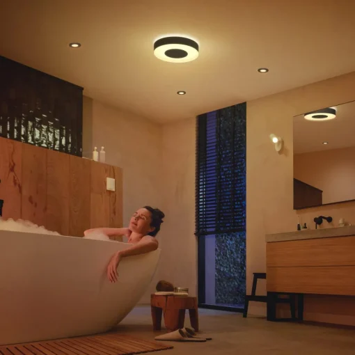 Philips Hue Xamento plafonnier LED 38 cm noir| Plafonniers Led|Plafonniers