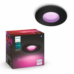 Philips Hue Xamento spot encastrable LED, noir| Spots Encastrés Led|Luminaires Led D'Intérieur