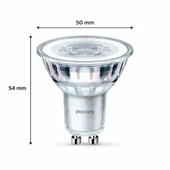 Philips LED GU10 4,6 W 390 lm 840 claire 36° x2| Ampoules Led Gu10|Ampoules Led