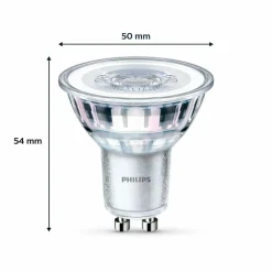 Philips LED GU10 3,5 W 255lm 827 claire 36° x6| Ampoules Led Gu10|Ampoules Led
