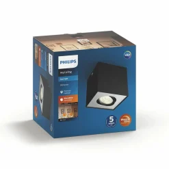 Philips myLiving spot LED Box à une lampe noir| Spots Et Projecteurs Led|Spots