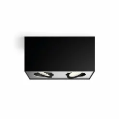 Philips myLiving spot LED Box à 2 lampes noir| Spots Et Projecteurs Led|Spots