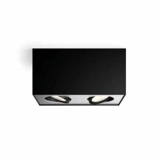 Philips myLiving spot LED Box à 2 lampes noir| Spots Et Projecteurs Led|Spots