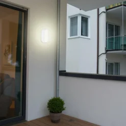 Müller-Licht Plafonnier à détecteur LED Ipsum, blanc, ovale| Plafonniers Led|Plafonniers