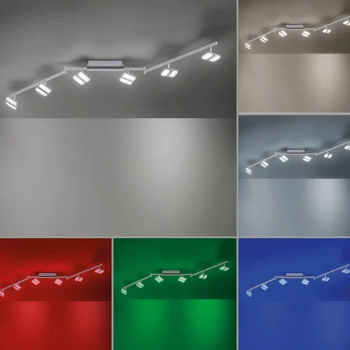 LOLA Smart Plafonnier à spots LED LOLAsmart Sabi, 6 lampes| Spots Et Projecteurs Led|Spots