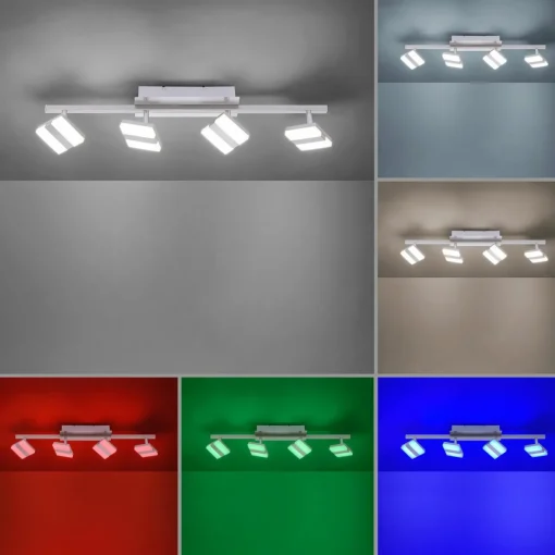 LOLA Smart Plafonnier à spots LED LOLAsmart Sabi, 4 lampes| Spots Et Projecteurs Led|Spots