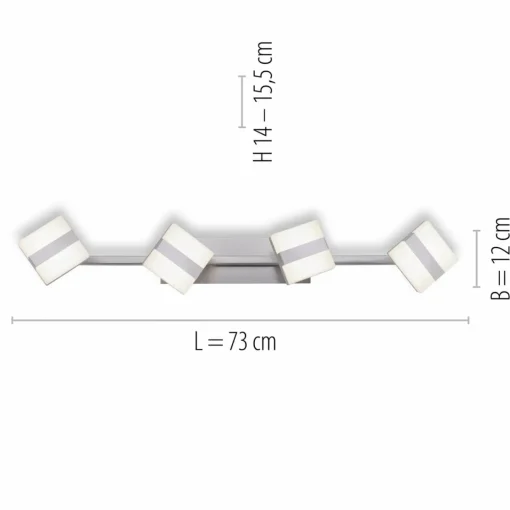 LOLA Smart Plafonnier à spots LED LOLAsmart Sabi, 4 lampes| Spots Et Projecteurs Led|Spots