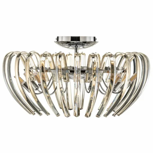 Schuller Valencia Plafonnier Ariadna, cristal, crème| Plafonniers Led|Plafonniers