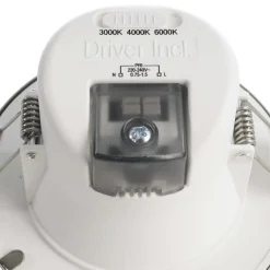 Deko-Light Plafonnier encastré LED Acrux blanc, CCT Ø 9,5cm| Spots Encastrés Led|Luminaires Led D'Intérieur