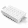 TECNICO by Sforzin Plafonnier encastré LED Ade T280 - 17,5 cm x 11 cm| Plafonniers Led|Plafonniers