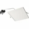 Deko-Light Plafonnier encastré LED Alya blanc 18x18cm 3.000 K| Spots Encastrés Led|Luminaires Led D'Intérieur