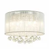 Globo Plafonnier LED argent Sierra avec descente| Plafonniers Led|Plafonniers