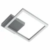 Fabas Luce Plafonnier LED Bard, 27x27 cm, anthracite| Plafonniers Led|Plafonniers