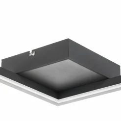 Fabas Luce Plafonnier LED Bard, 42x42 cm, anthracite| Plafonniers Led|Plafonniers