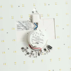 Trio Lighting Plafonnier LED carré Samurai, télécommande| Plafonniers Led|Plafonniers