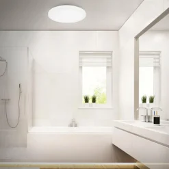 Briloner Plafonnier LED Case IP44 ciel étoilé 840 Ø 40cm| Plafonniers Led|Plafonniers