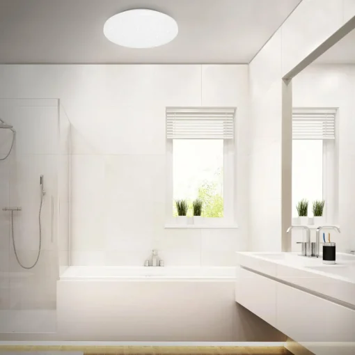 Briloner Plafonnier LED Case IP44 ciel étoilé 840 Ø 34cm| Plafonniers Led|Plafonniers