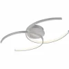 Reality Leuchten Plafonnier LED Cocos dimmable 3 000 K titane| Plafonniers Led|Plafonniers
