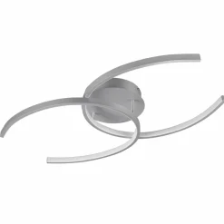 Reality Leuchten Plafonnier LED Cocos dimmable 3 000 K titane| Plafonniers Led|Plafonniers