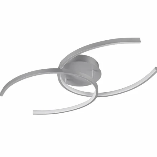Reality Leuchten Plafonnier LED Cocos dimmable 3 000 K titane| Plafonniers Led|Plafonniers