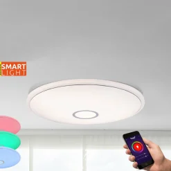Globo Plafonnier LED Connor, smart, Thuya, RGBW| Plafonniers Led|Plafonniers