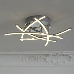 FISCHER & HONSEL Plafonnier LED Cross tunable white, à 5 lampes| Plafonniers Led|Plafonniers