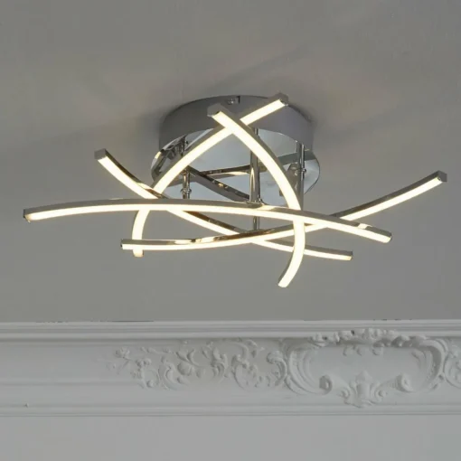 FISCHER & HONSEL Plafonnier LED Cross tunable white, à 5 lampes| Plafonniers Led|Plafonniers