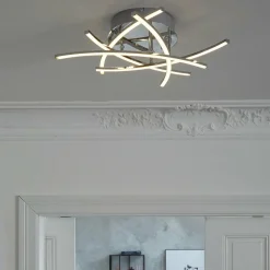 FISCHER & HONSEL Plafonnier LED Cross tunable white, à 5 lampes| Plafonniers Led|Plafonniers