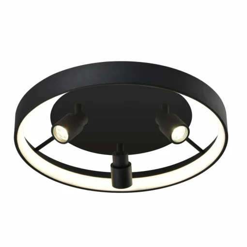 Viokef Plafonnier LED Denis circulaire avec 3 spots| Plafonniers Led|Plafonniers