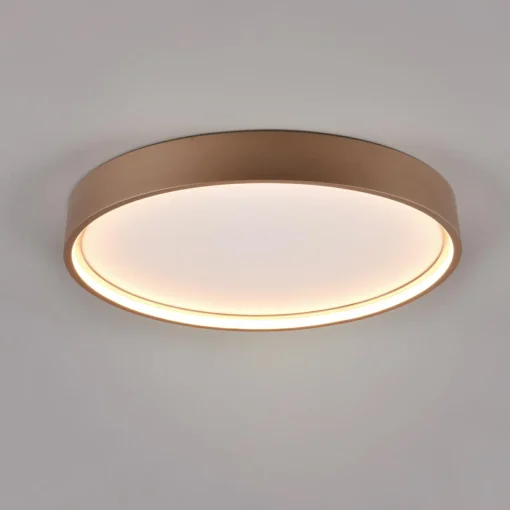 Trio Lighting Plafonnier LED Doha, CCT, couleur café| Plafonniers Led|Plafonniers