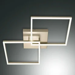 Fabas Luce Plafonnier LED doré Bard| Plafonniers Led|Plafonniers