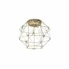 URBAN by Sforzin Plafonnier LED Euclide, doré, métal, largeur 35 cm| Plafonniers Led|Plafonniers