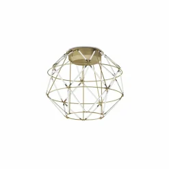 URBAN by Sforzin Plafonnier LED Euclide, doré, métal, largeur 35 cm| Plafonniers Led|Plafonniers