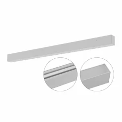 EVN Plafonnier LED Munus argent 50W| Plafonniers Led|Plafonniers