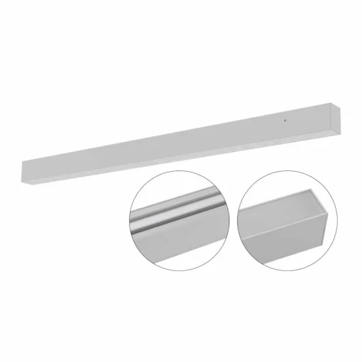 EVN Plafonnier LED Munus argent 50W| Plafonniers Led|Plafonniers